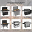 Cubierta parrilla Blackstone 36 con capucha negro impermeable