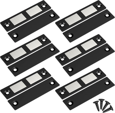 Cerradura magnética para puerta y gabinete imanes negros