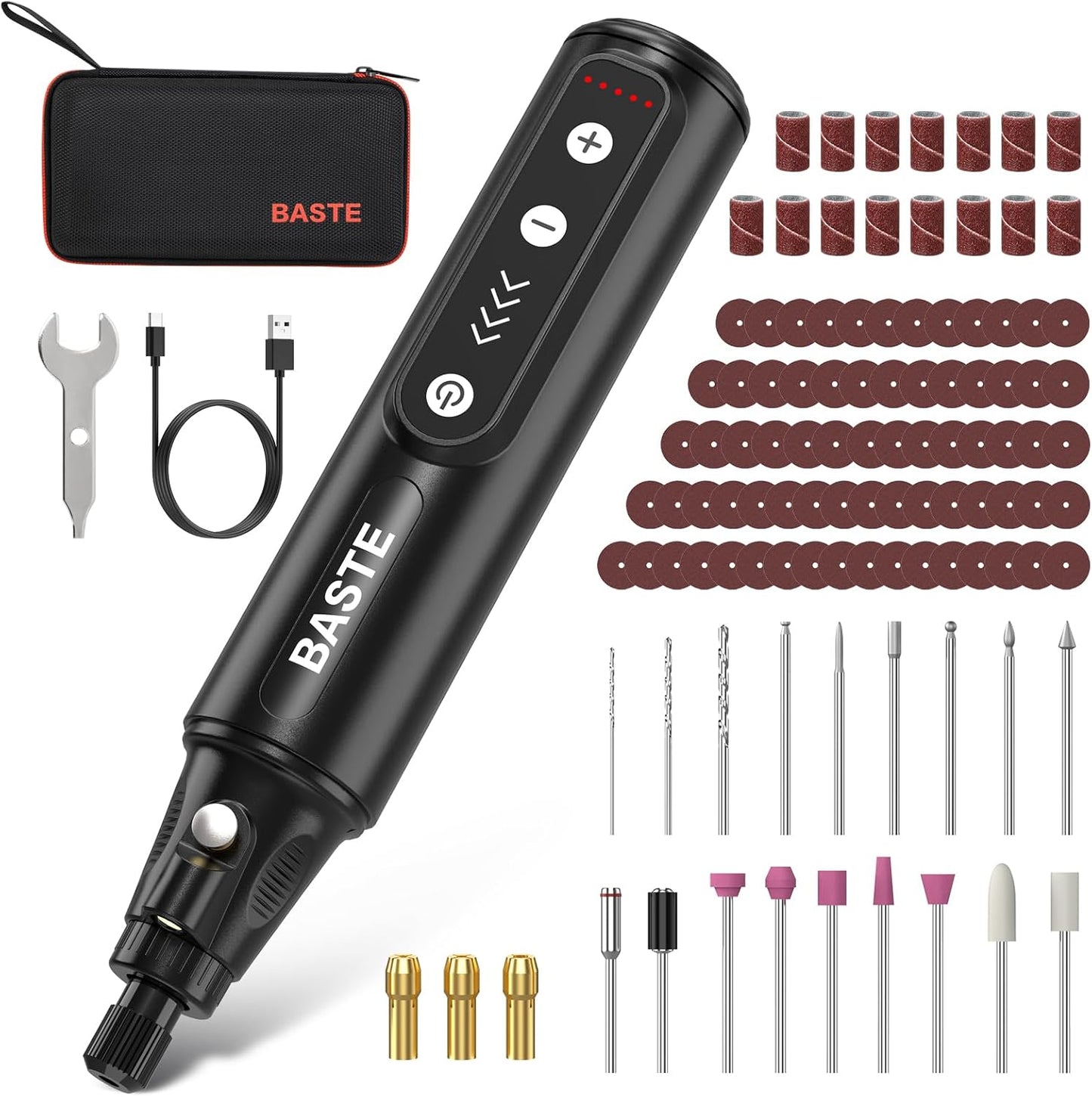 Kit herramientas rotativas inalámbricas 5 vel 18000RPM