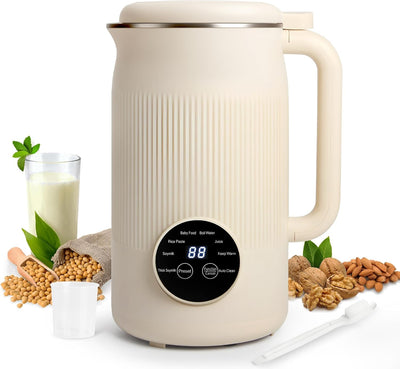 Licuadora 8en1 para leche de nuez 40oz almendras avena soja