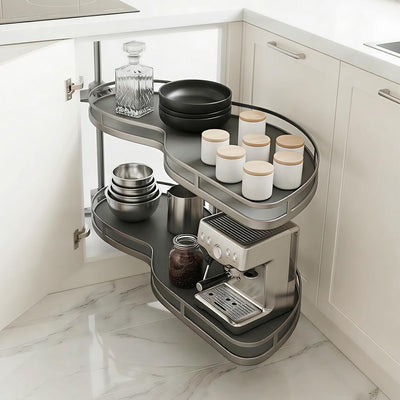 Organizador esquina cocina 12-18pulg 2 niveles Lazy Susan