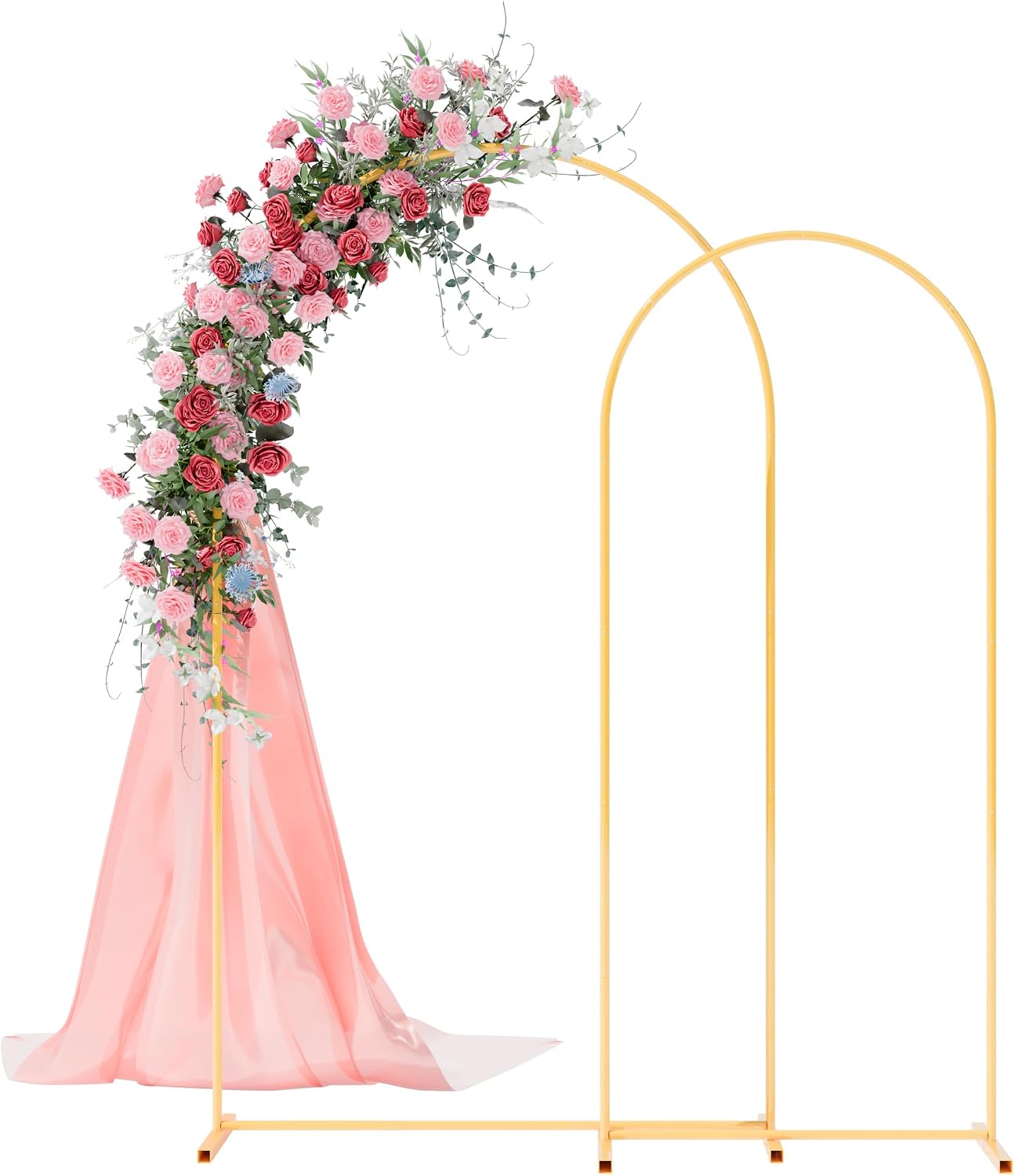 Soporte arco boda 7.2ft metal resistente decoración eventos