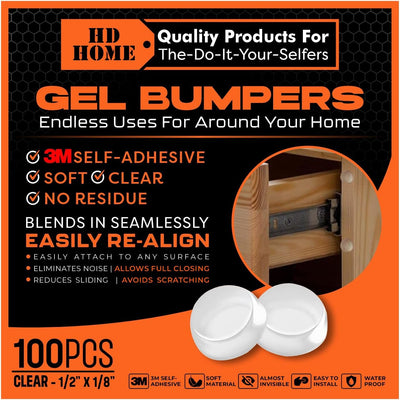 100 Protectores gel suave autoadhesivos 3M para muebles