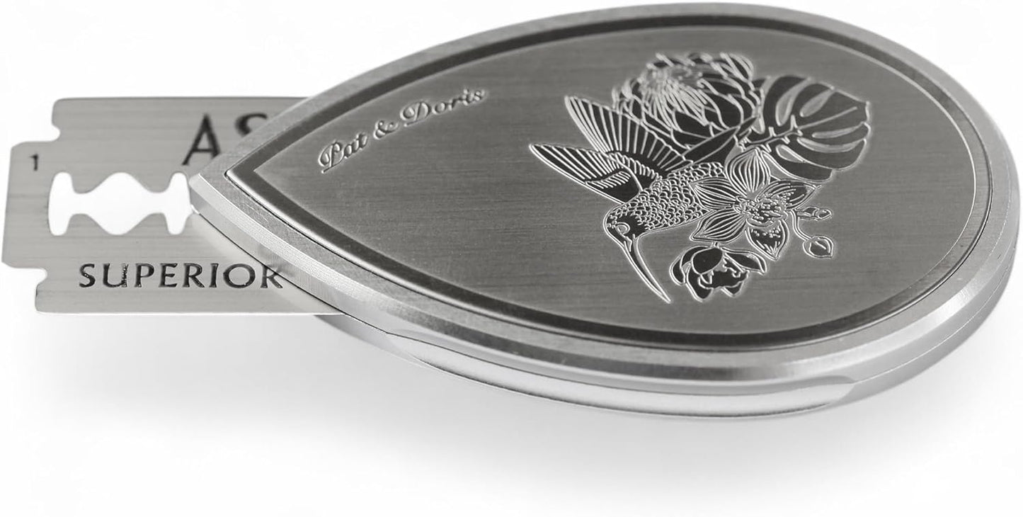 Cuchillo puntuador cojo masa madre mango aluminio acero inox
