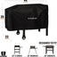 Cubierta parrilla 22x28 pulg poliéster 600D negro