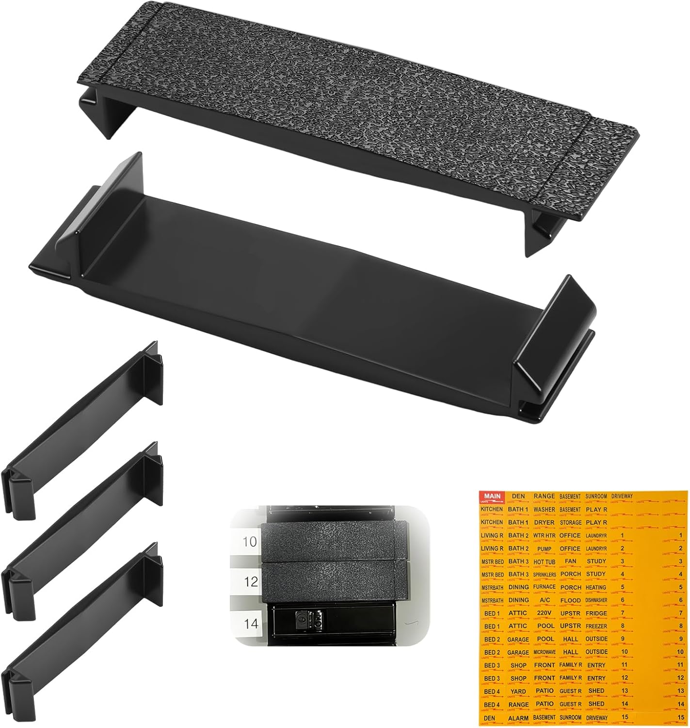 5 Placas Llenado Disyuntor Universal para D QO GE 3/4pulg