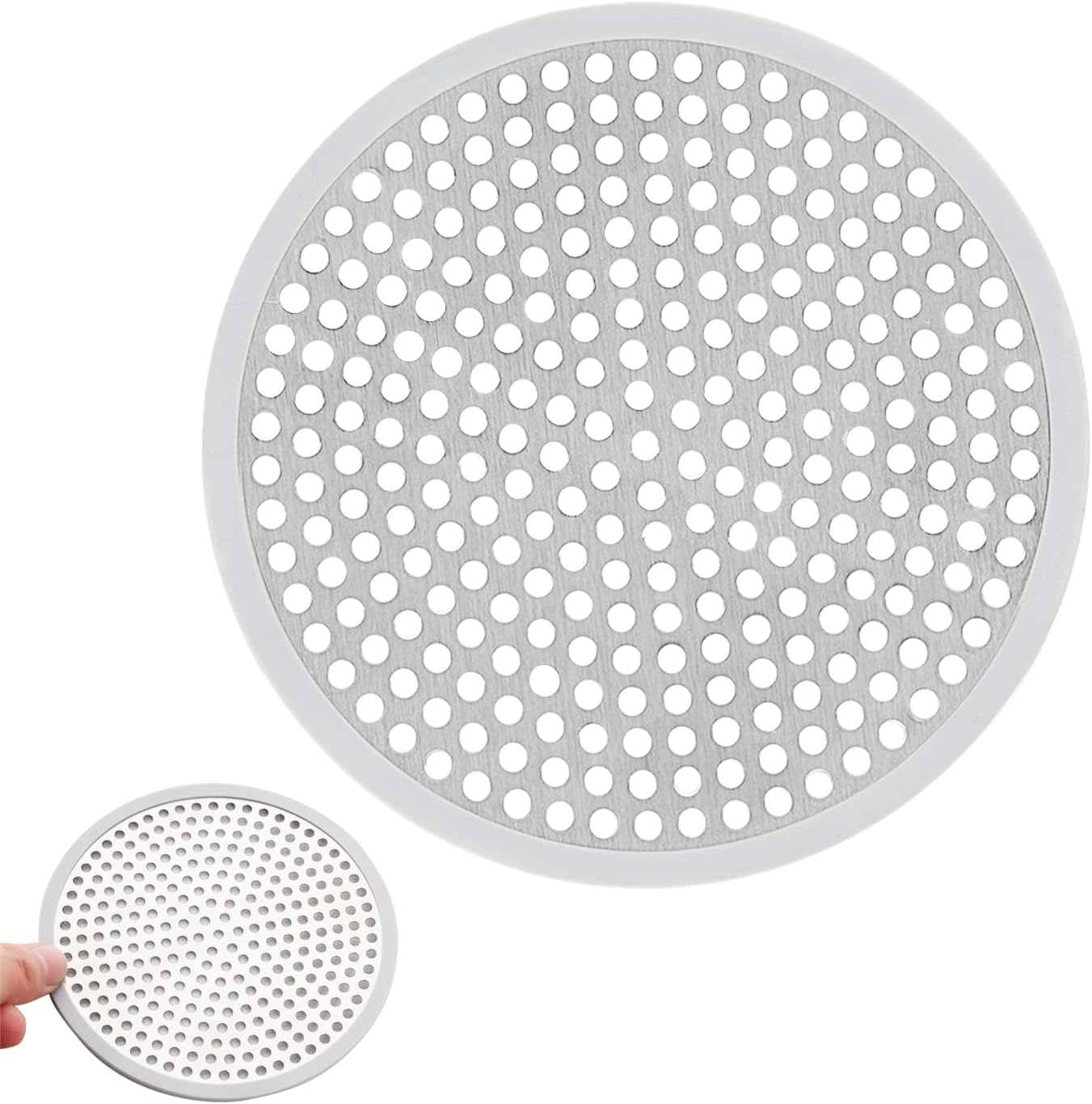 Colador ducha acero inox antiox con borde antiderrap