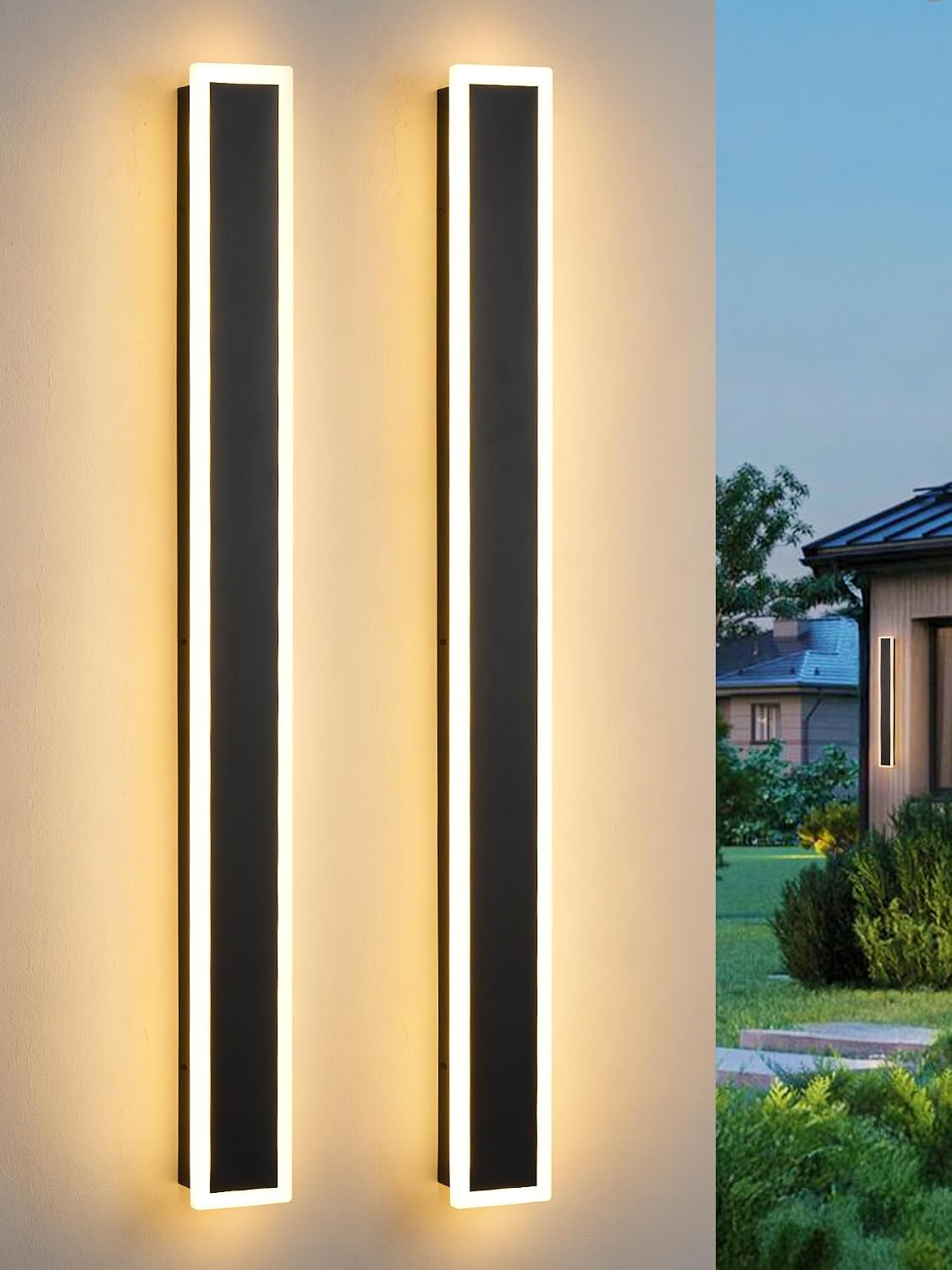 2 Luces pared exterior 15.7pulg 3CCT regulables IP65