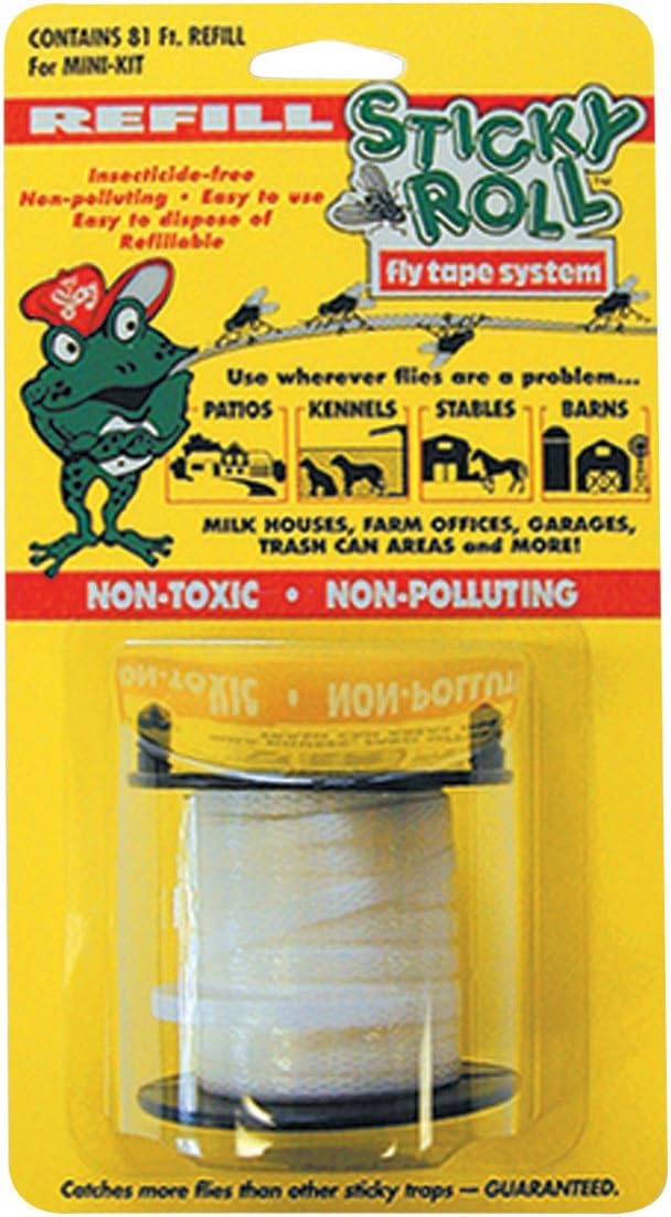 Cinta adhesiva moscas 81ft Minikit recarga