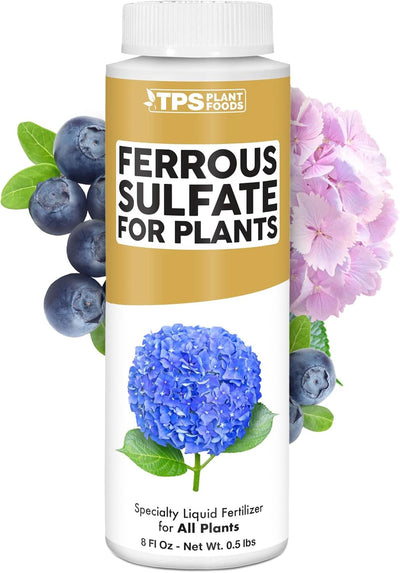 Sulfato ferroso para plantas 8oz hierro azufre