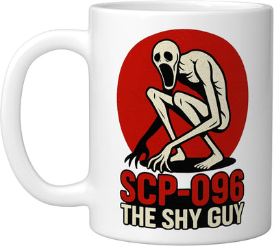 Taza Cerámica Arte Terrors The Shy Guy Blanca