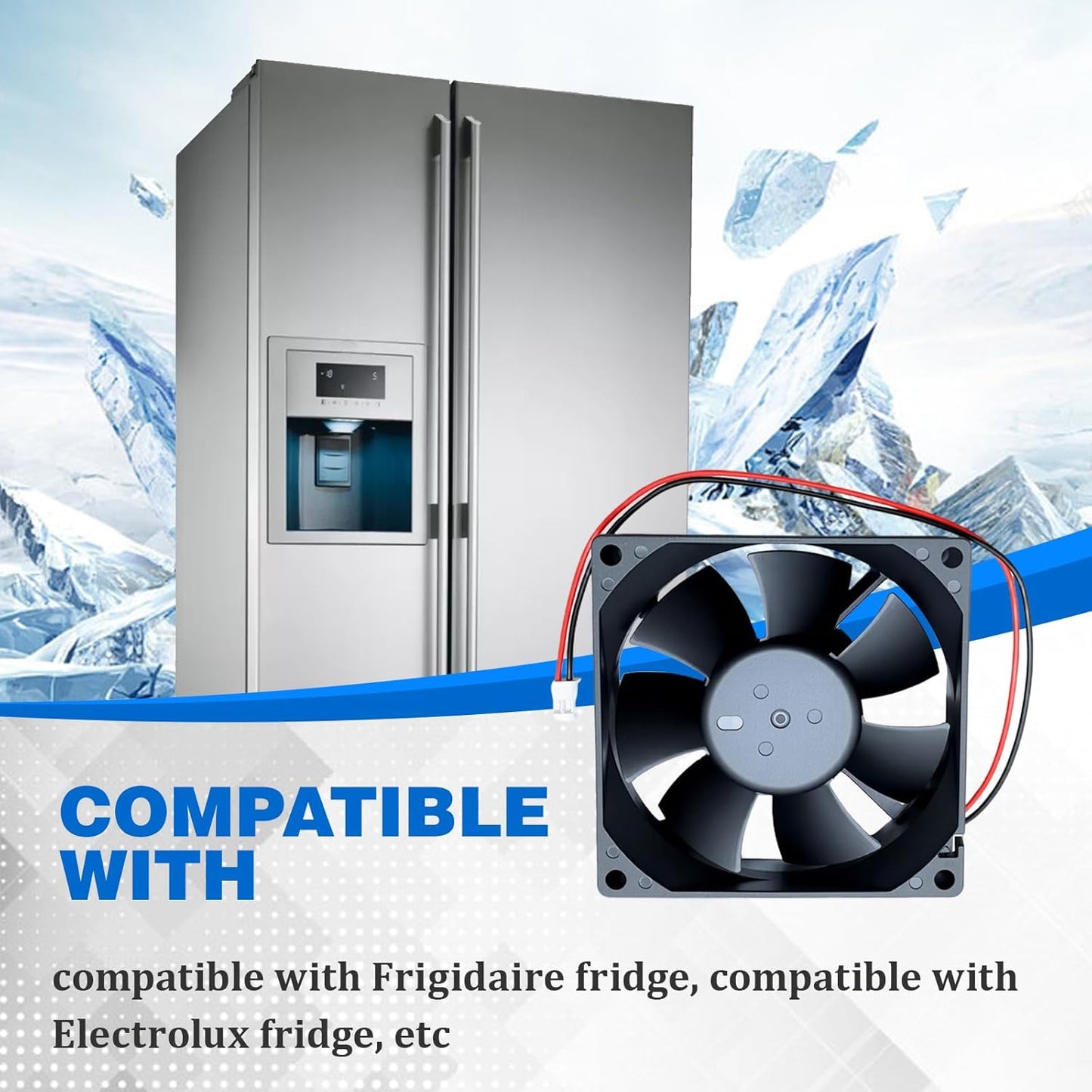 Ventilador condensador comp para Frigidaire y Electrolux