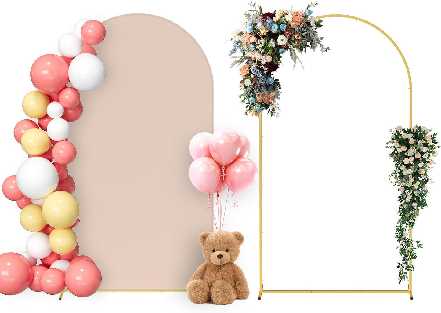Soporte arco globos metal 7.2pulg para boda fiesta