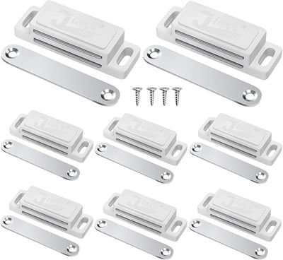 8 Imanes Puerta Armario Plástico Resistente