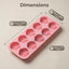2 Moldes Silicona Rosa 20 Cavidades para Chocolate Dulces Gelatina