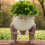 Plantas falsas doble uso cara sonriente baño cocina