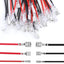 30 Conectores Altavoz 0.110-0.248pulg Rojo Negro Surtido