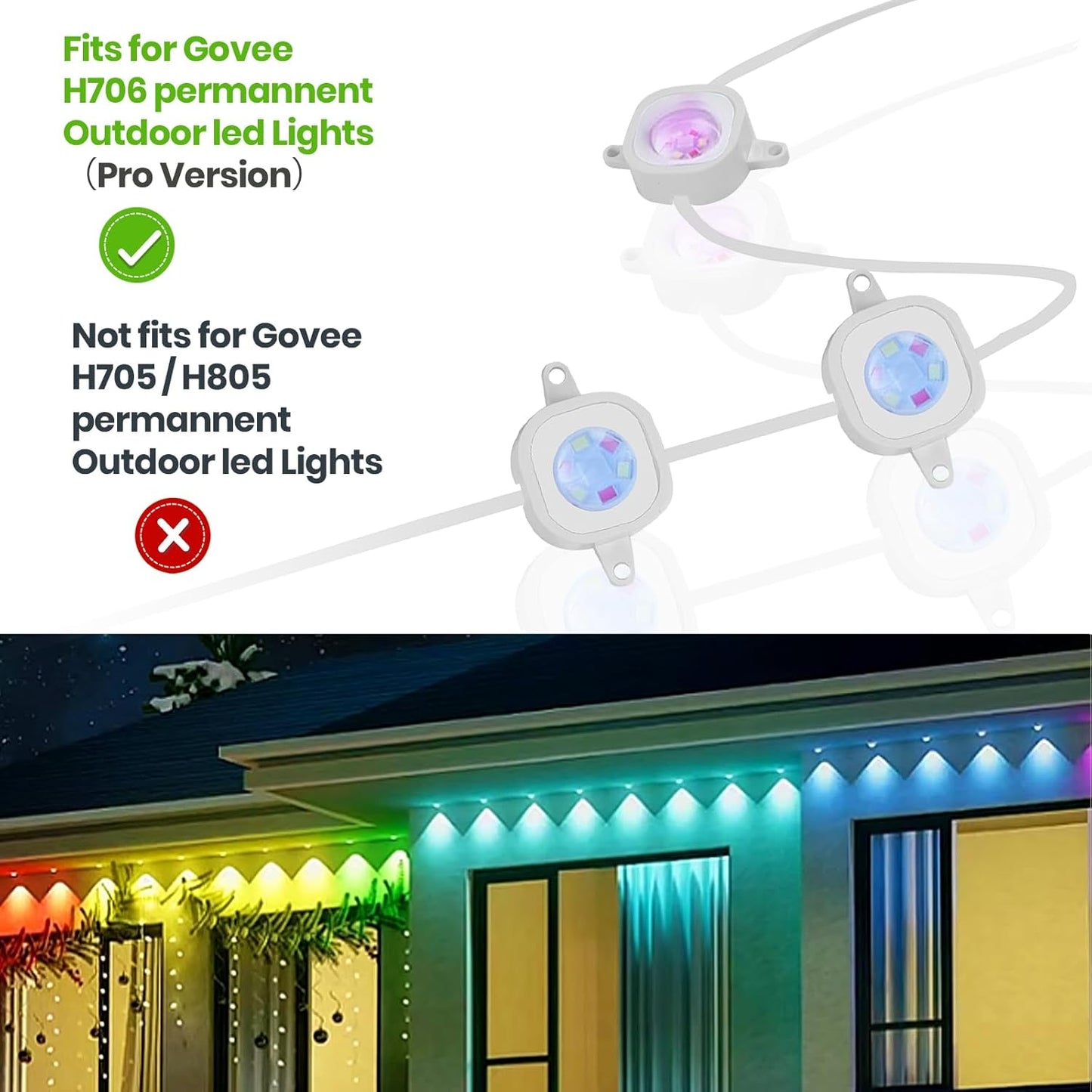 Soportes Govee Pro luces LED exteriores 120