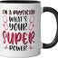 Taza de cerámica I'm a Physician qué es tu superpoder negra/blanca