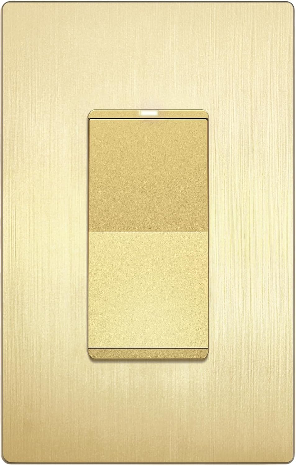 Interruptor decorativo iluminado sin marco 3 vías 15 A
