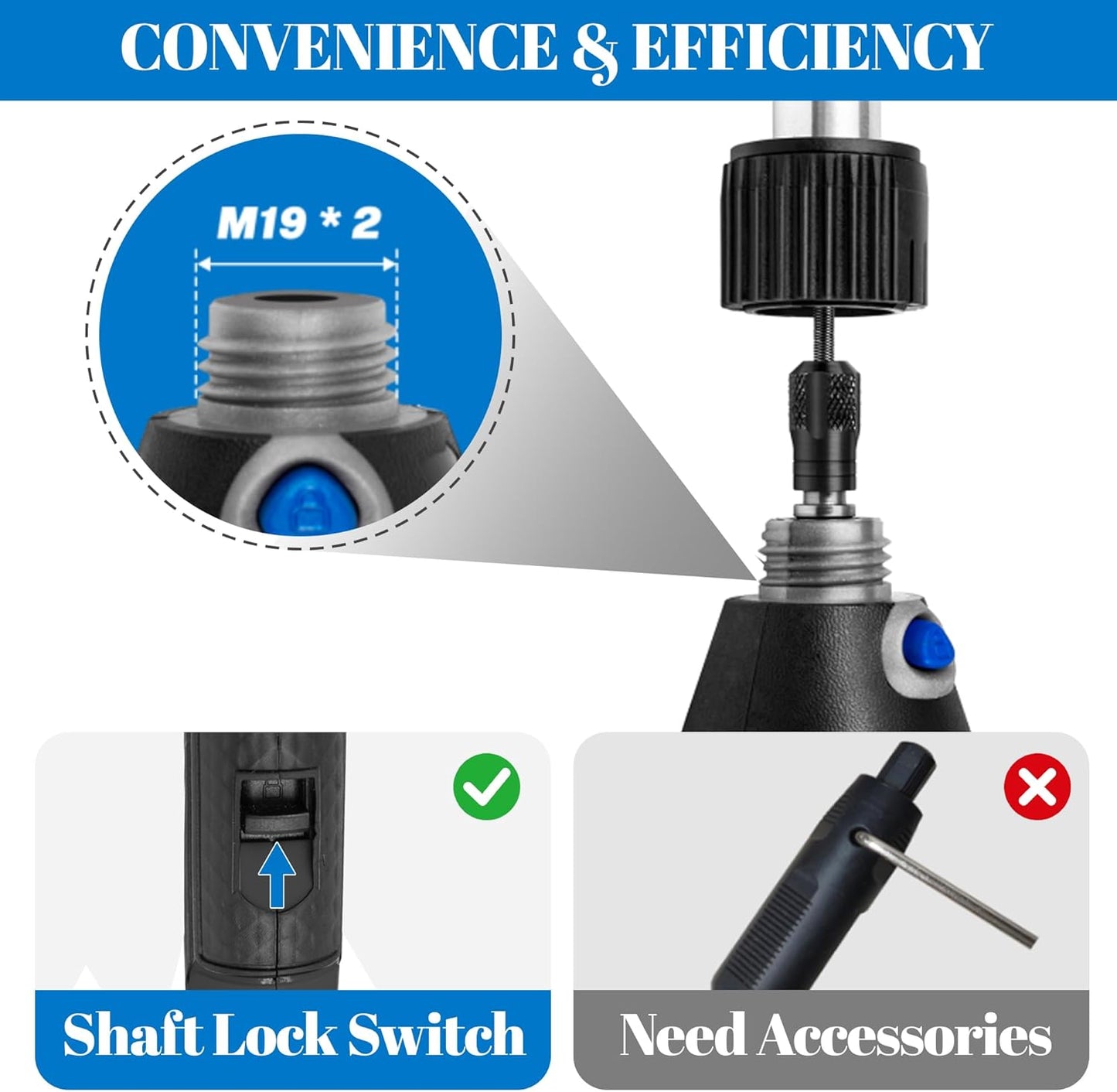 Accesorio eje flexible 36pulg pulidor lijadora negro