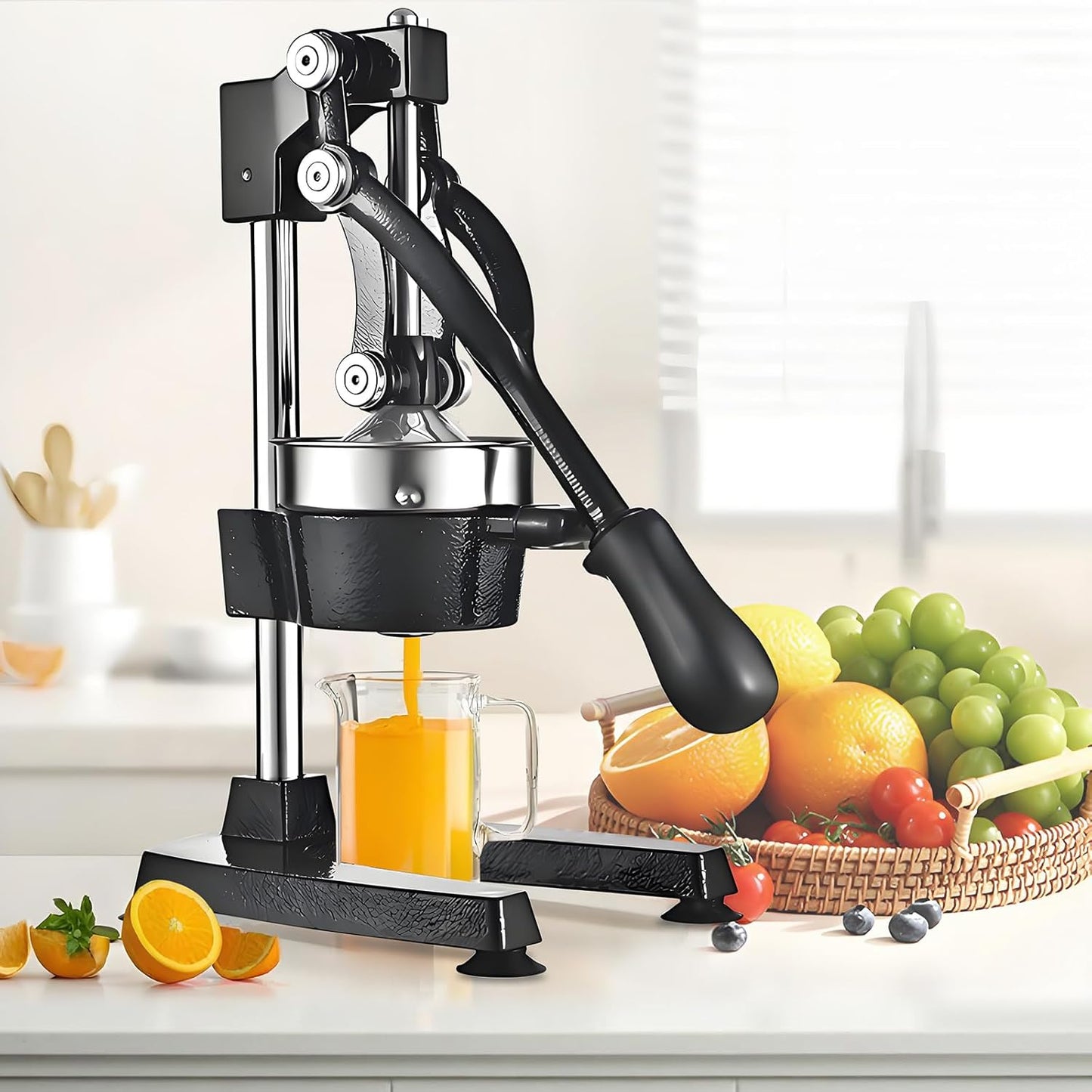 Exprimidor manual hierro fundido para limón naranja pomelo