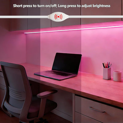 Tira LED USB rosa regulable 3.28pies alta luminosidad