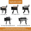 Repuesto cepillo varilla motor barrena parrilla Traeger 17pulg