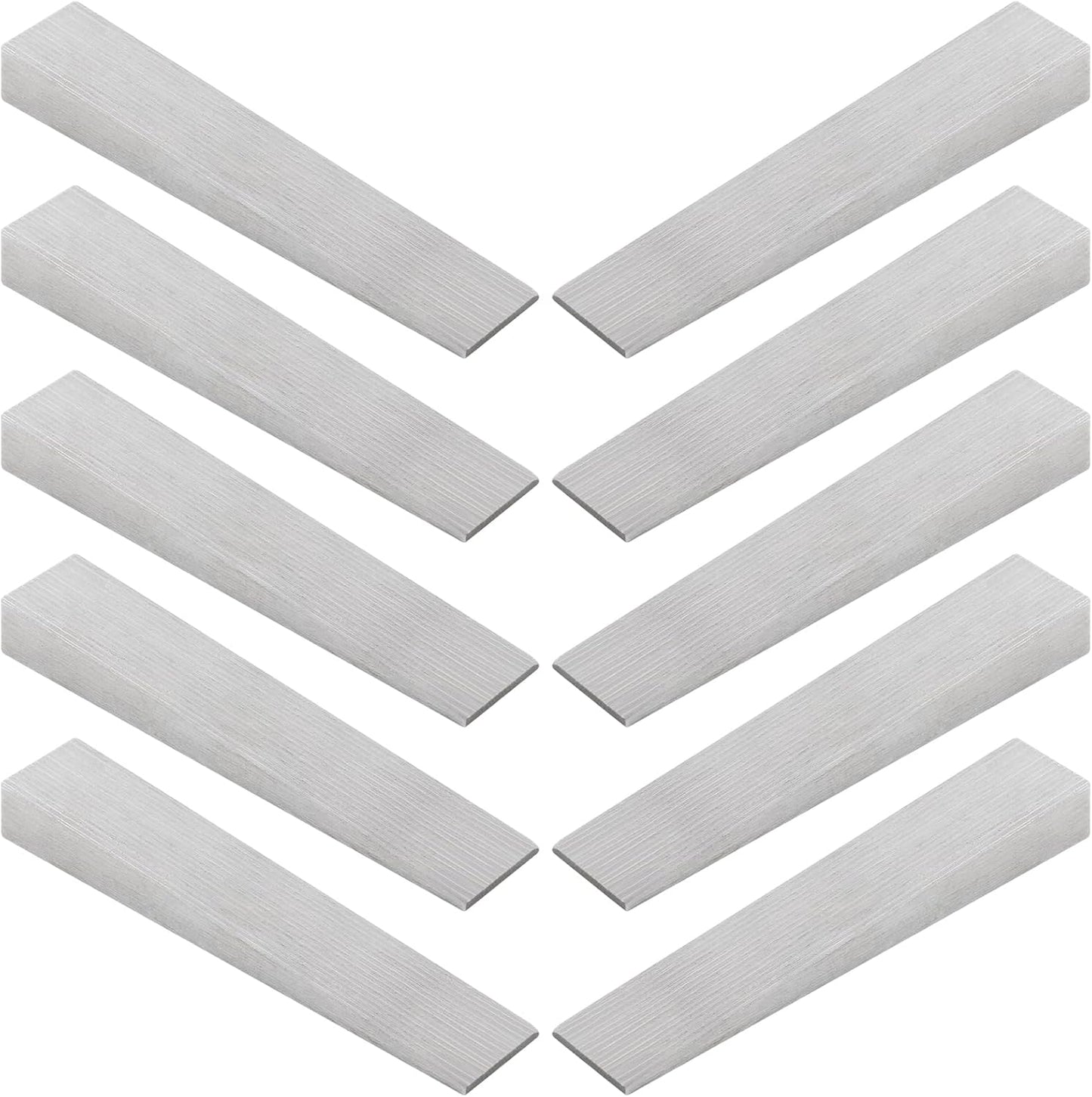 10 Cuñas Acero Triangular 1/2x3/4x4pulg Soldadura Alineación