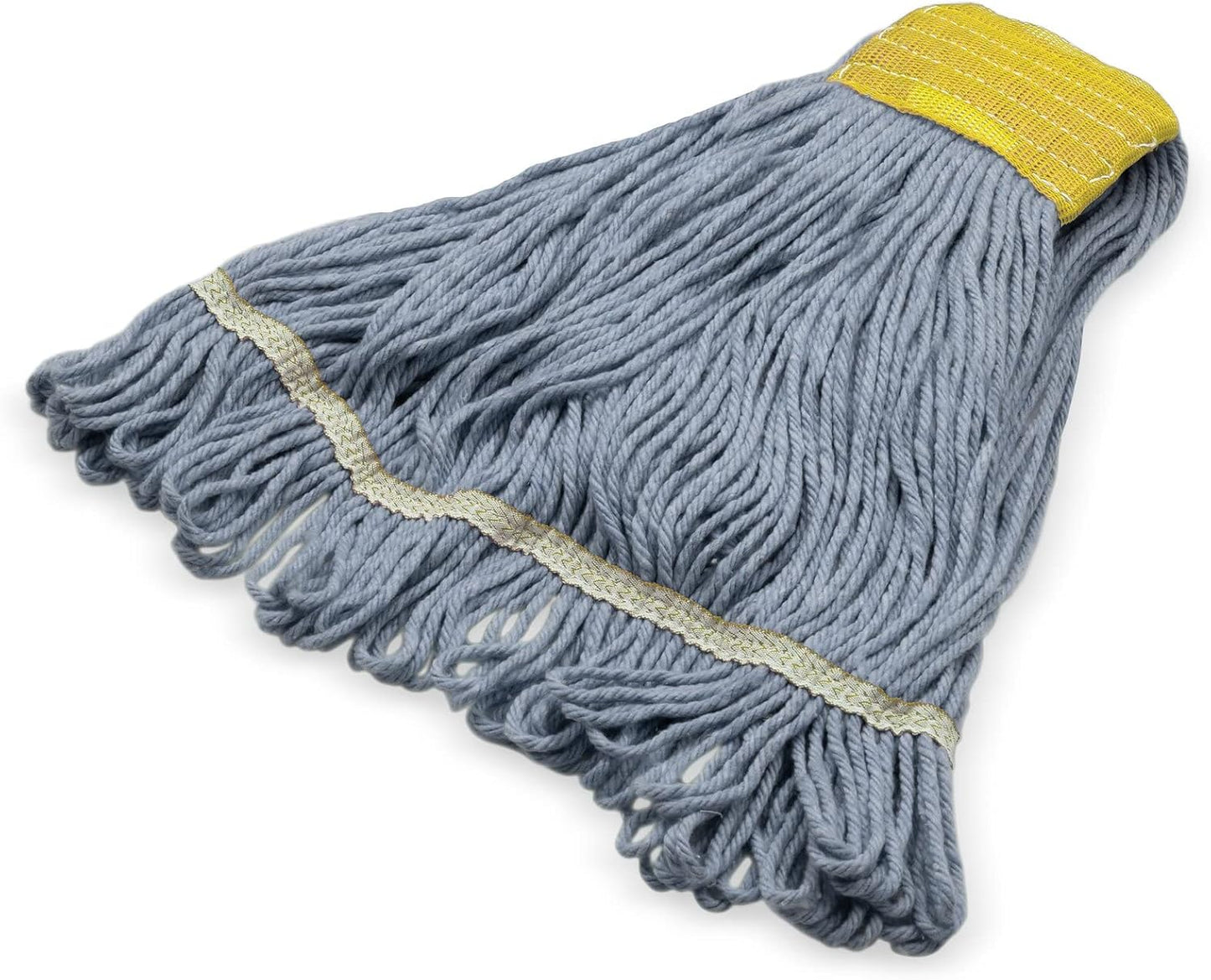 Cabezal trapeador algodón 5pulg amarillo cod color 30pulg azul