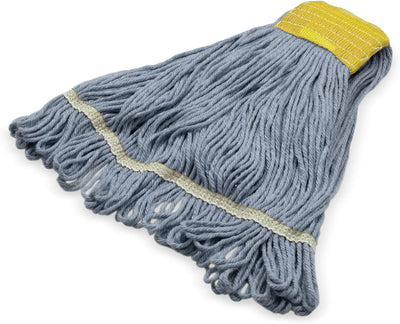 Cabezal trapeador algodón 5pulg amarillo cod color 30pulg azul