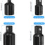 Set 4 adaptadores impacto 1/4-3/8-1/2 pulg acero Cr-V