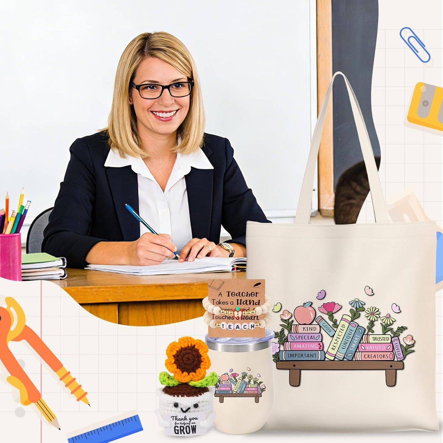 Regalos para profesoras y educadoras en agradecimiento, cumpleaños y graduación