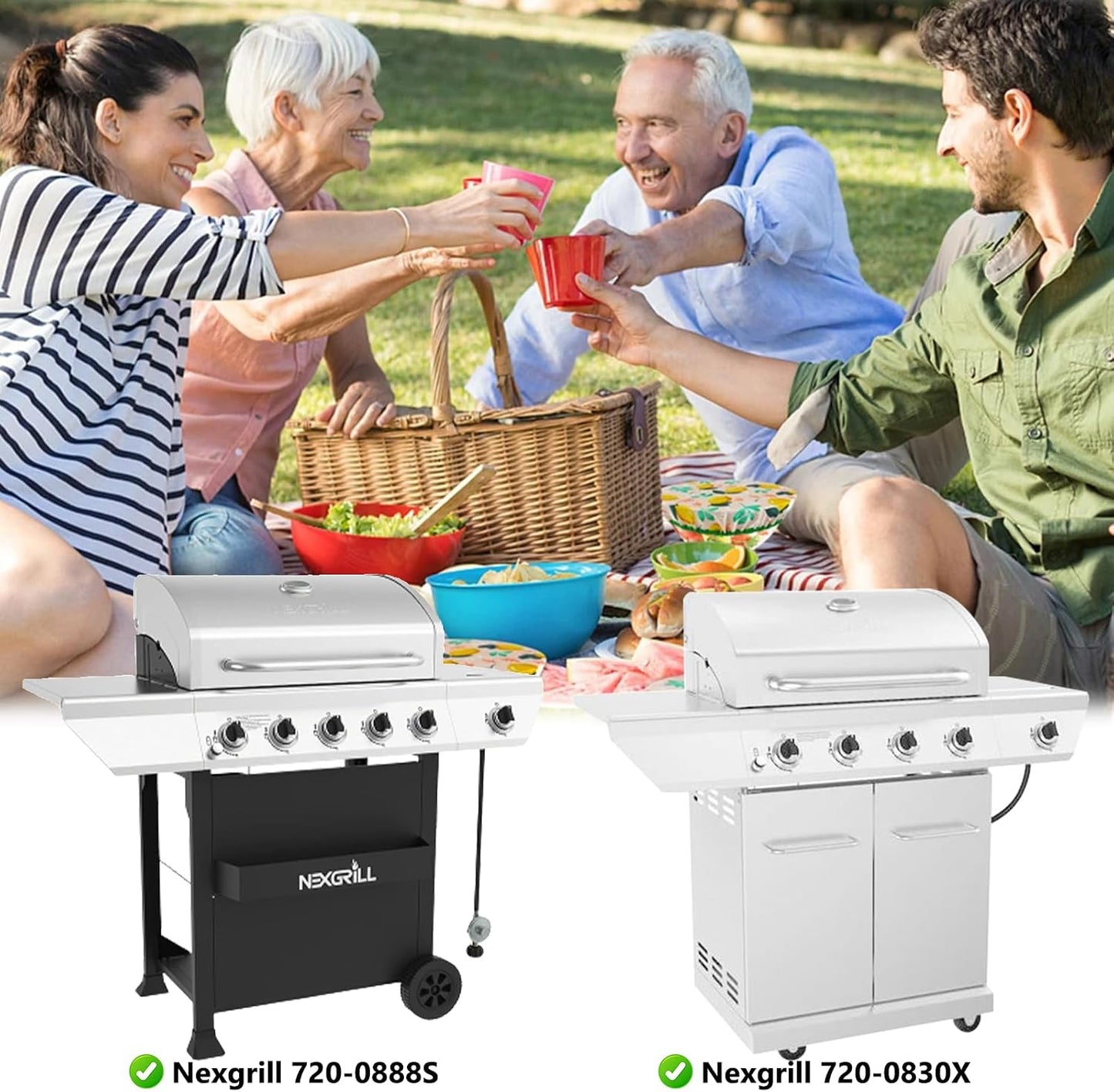 Repuesto bandeja grasa parrilla Nexgrill 720-0888s