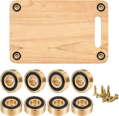 Tabla cortar patas latón almohadillas antiderrap 1.18x0.39pulg