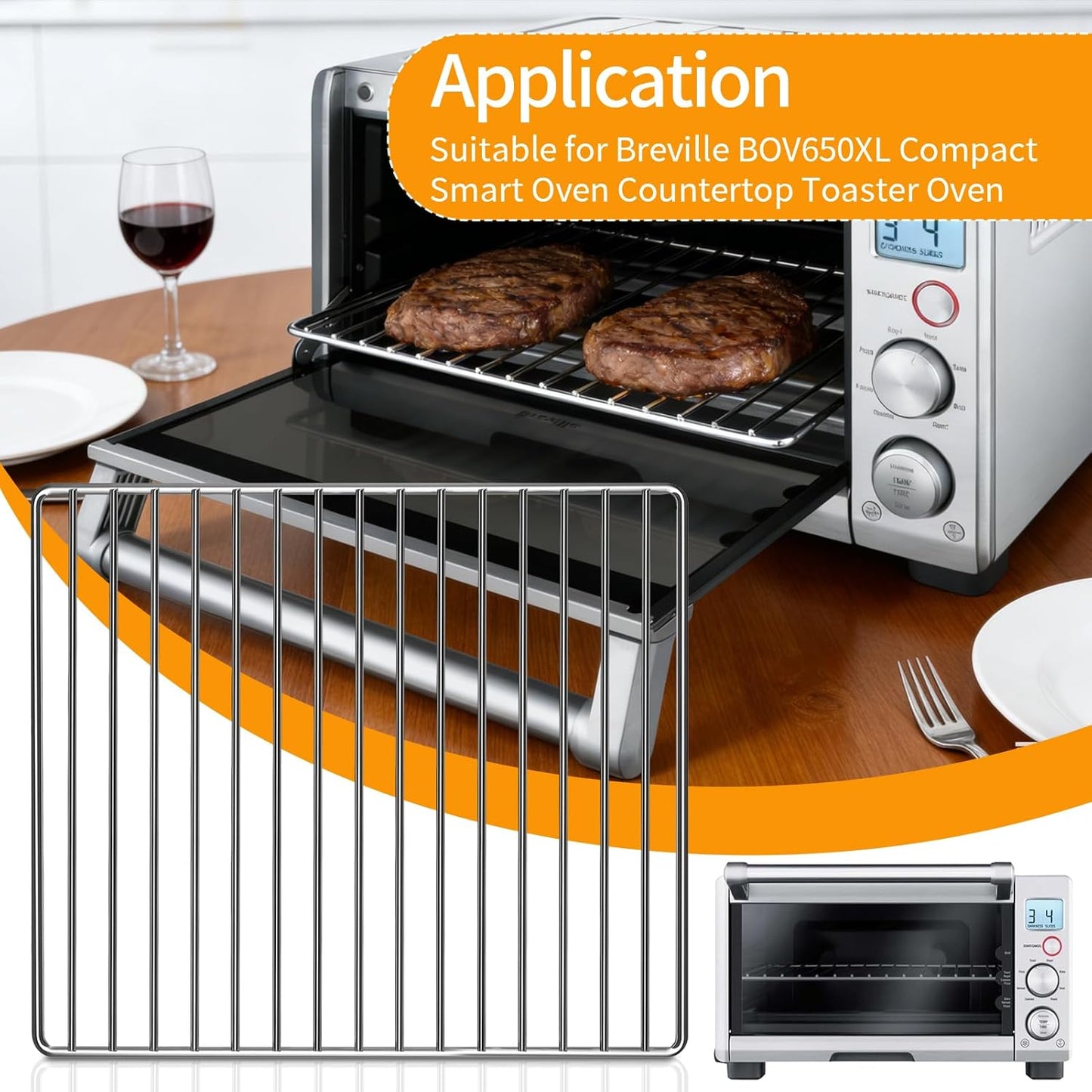 Rejilla alambre para horno Breville BOV650XL acero inox