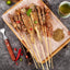 Pinchos de Bambú 8pulg 100pcs para BBQ Fruta Maíz Cóctel