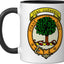 Taza cerámica Clan Anderson Scottish Crest negra/blanca