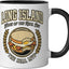 Taza cerámica Long Island Bacen Egg Cheese Sandwich Fan Negro/Blanco