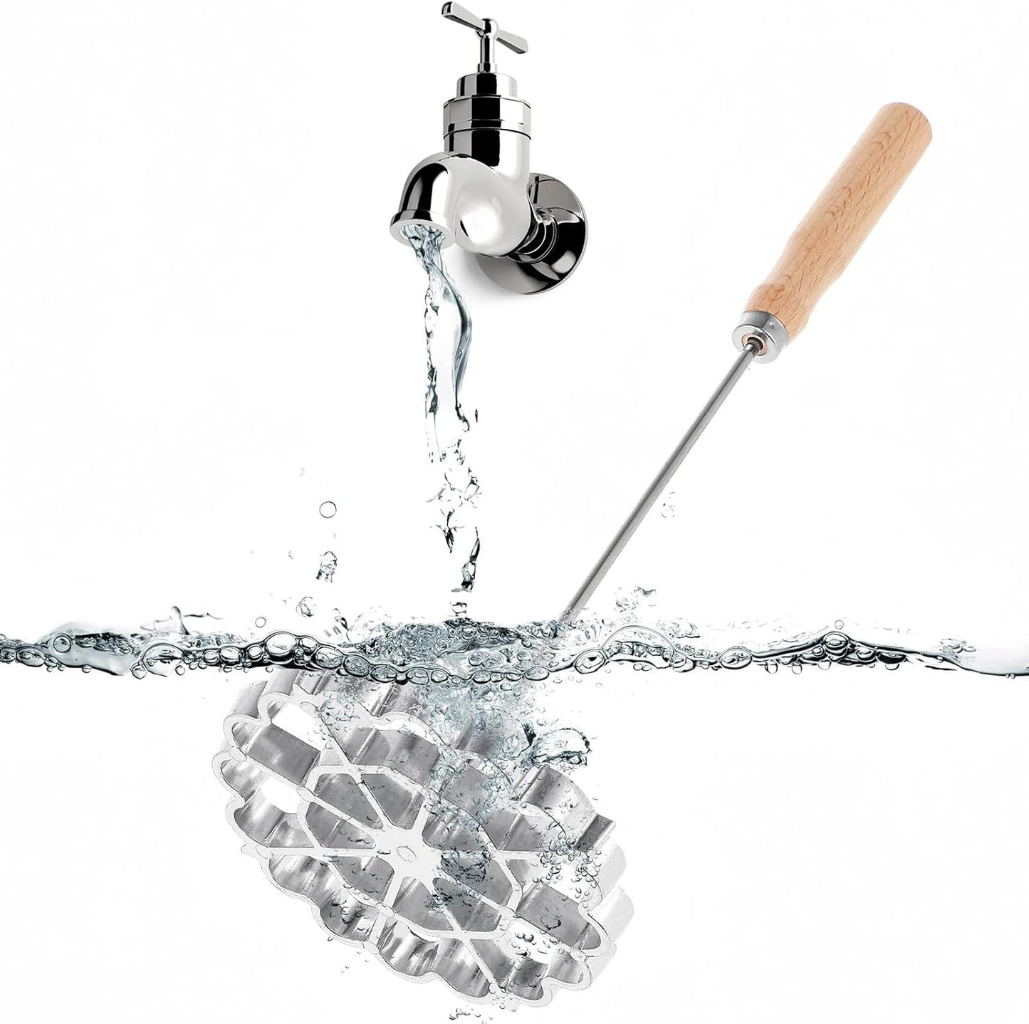 Molde freír acero inox 12.4x4.7pulg