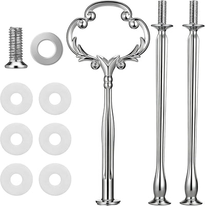 Kit 3 bandejas escalonadas soporte tartas y frutas