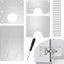 Kit 22 Bisagras Acero Inox para Gabinete Cocina