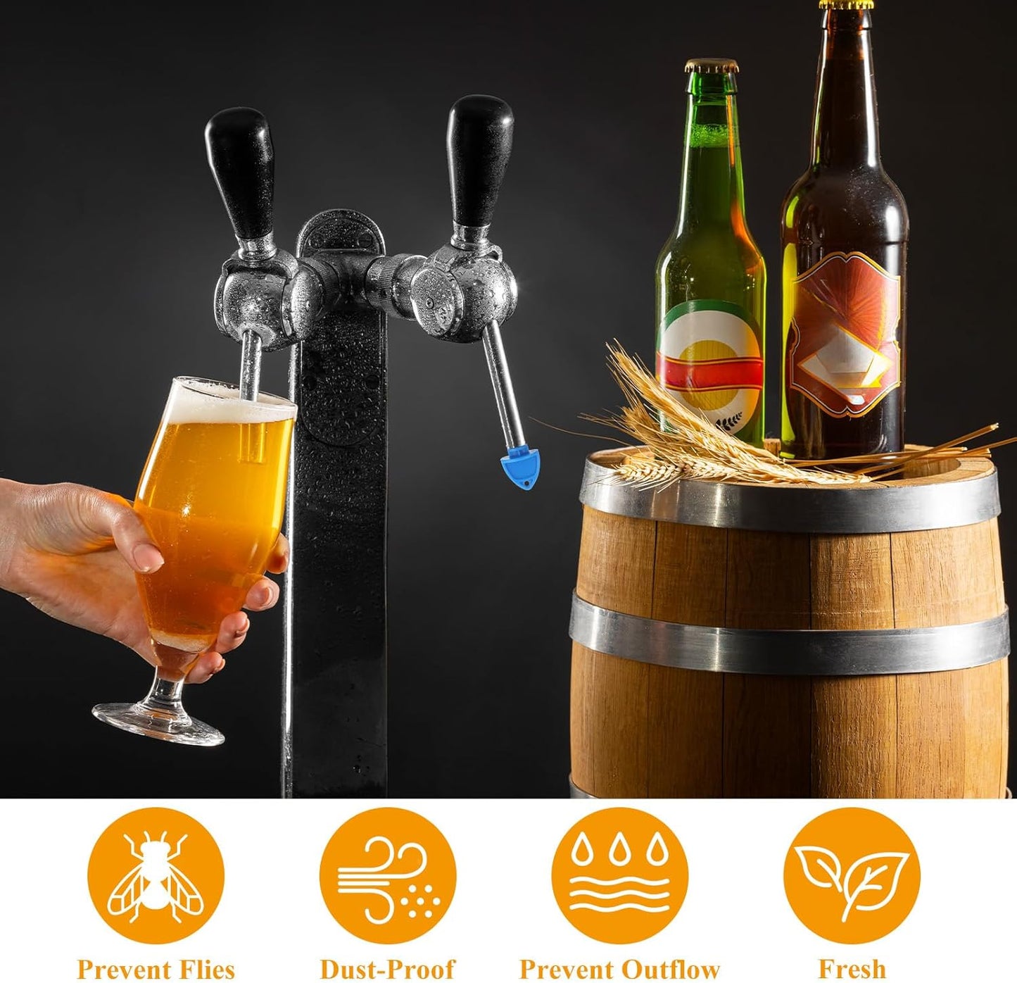 100 Tapones Cepillo para Grifos Limpieza