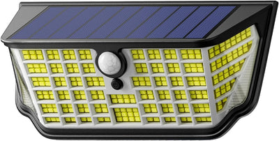 Luz solar exterior con sensor movimiento 3 modos