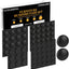Set 170 Almohadillas Silicona Autoadhesivas Negro Cajones Muebles