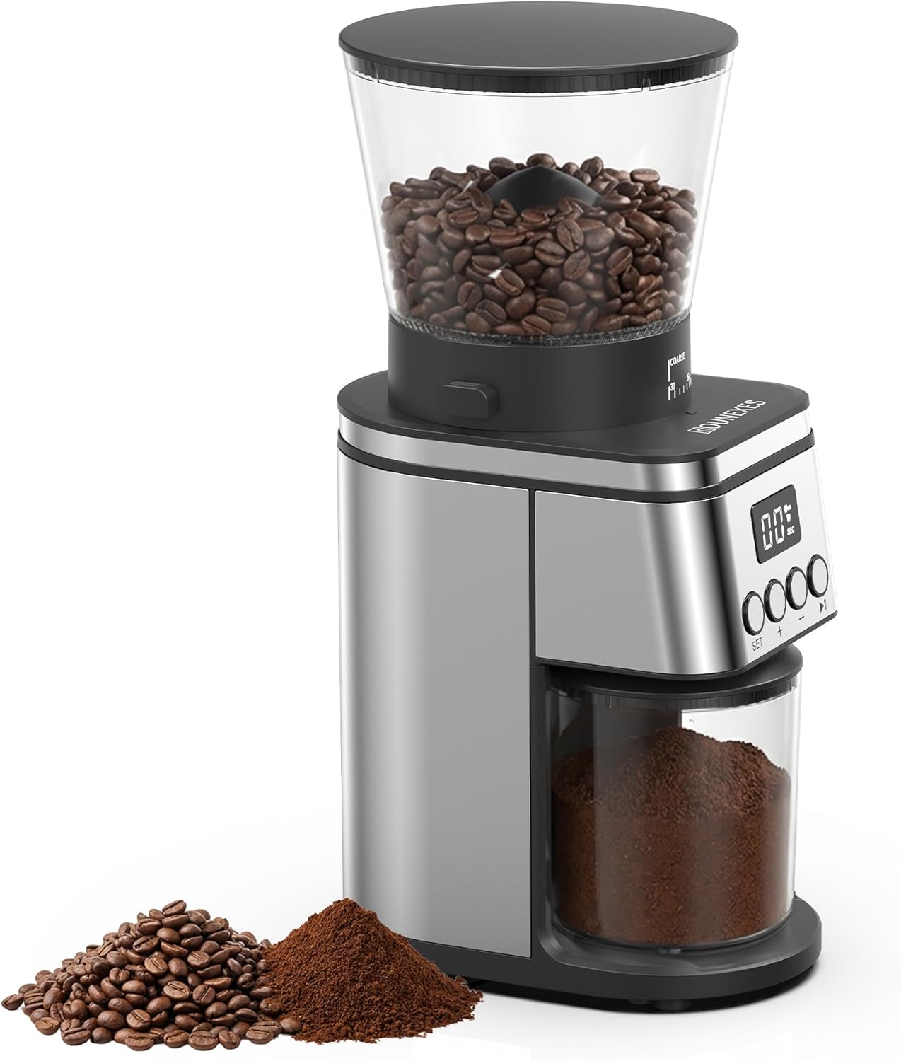 Molinillo café eléctrico cónico 30 tamaños molienda