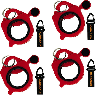 Soporte bridas cable reutilizable resistente rojo