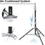 Soporte luz 10ft aluminio ajustable 1/4 y 3/8 pulg