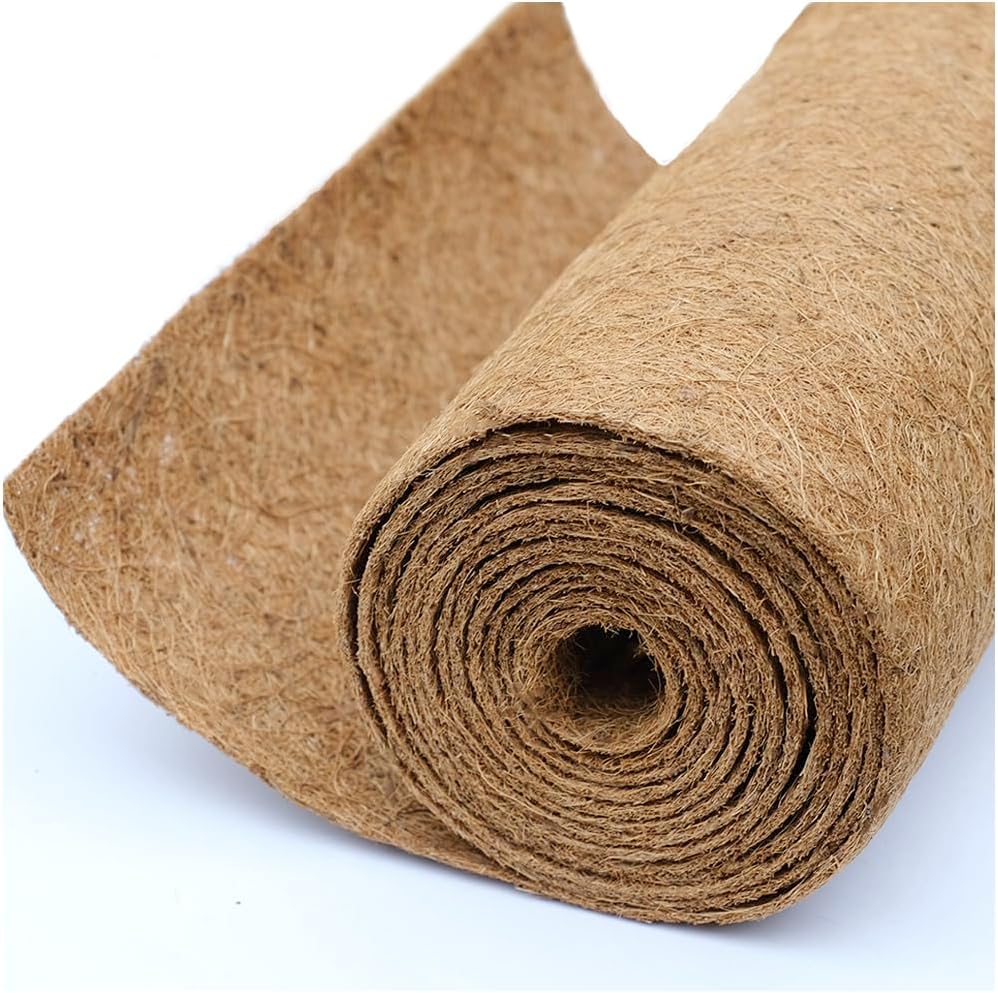 Forro coco natural 16x120pulg para macetas y jardín