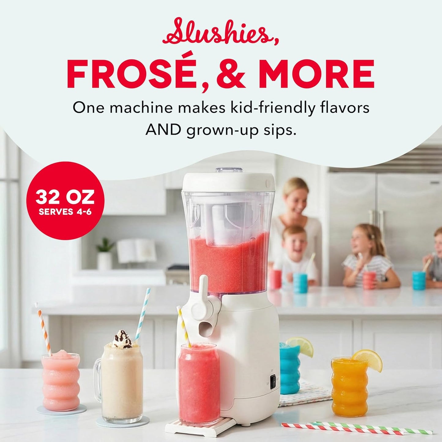 Máquina granizados 32oz operación sencilla sin goteo